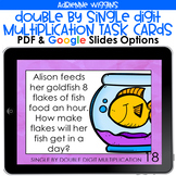 Multiplication Task Cards (2 digit by 1 digit) Google Clas