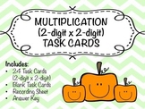 Multiplication Task Cards (2-digit x 2-digit) COMMON CORE ALIGNED