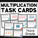 3rd Grade Multiplication Practice Task Cards Word Problems