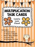 Multiplication Task Cards (4-digit x 1-digit) COMMON CORE ALIGNED
