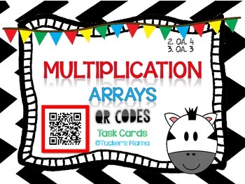Preview of Multiplication Task Cards QR Codes