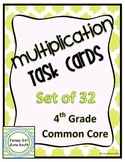 Multiplication Task Cards - Set of 32 Common Core Aligned