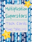 Multiplication Superstar Flash Cards - Times Tables 1 - 12
