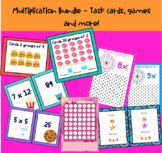 Multiplication Task Cards and Games BUNDLE