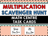 Multiplication Task Cards for Math Centre - Math Task Cards for Math Hunt!