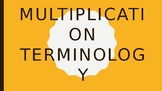 Multiplication Terminology - PowerPoint - Montessori