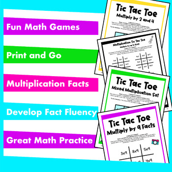free printable digital tic tac toe multiplication games for math fact fluency