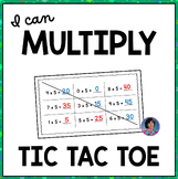 Multiplication Tic Tac Toe Games: Math Fact Fluency Practice