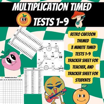 Preview of Multiplication Timed Tests 1-9