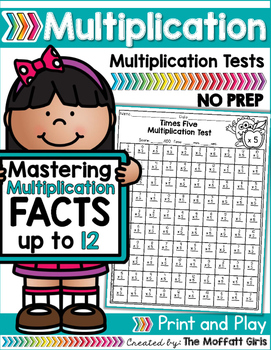 Preview of Multiplication: Timed Tests