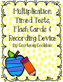 Multiplication Timed Tests / sundae math / math facts