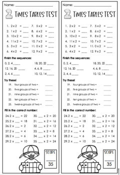 TABUADA - MATH TABLE - MULTIPLICATION - ( 4 X ) . Quiz