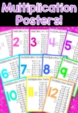 Multiplication Timestables Reference Posters