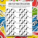 Multiplication Playing Card Flip Math Game Independent Par