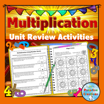 Preview of Multiplication Unit Review Booklet