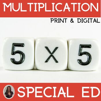 Preview of Multiplication Special Education Multiplication Repeated Addition
