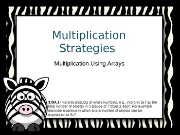 Preview of Multiplication: Using Arrays Powerpoint