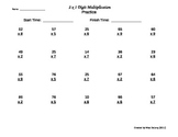 Multiplication Vertical 2-Digit by 1-Digit Worksheets - se