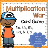 Multiplication War Card Game