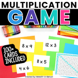 Multiplication Game for Reviewing Facts Tables 3.OA.C.7 Products