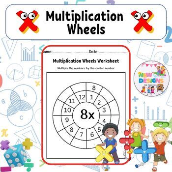 Multiplication Wheels Worksheets/Printable worksheets | TPT