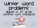 Multiplication Winter Word Problems