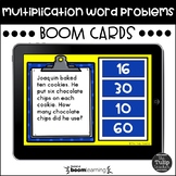 Multiplication Word Problems Boom Cards™ - Digital Task Cards