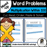 Multiplication Word Problems Within 100 | Story Problems |