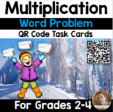 Multiplication Word Problems for 2nd-4th Grades: QR Code f
