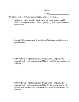 2 digit by 2 digit multiplication word problems worksheets pdf