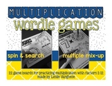 Multiplication Wordles
