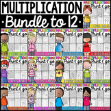 Multiplication Worksheet Bundle - Facts 1 to 12