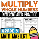 Multiplication Worksheets 3 Digit Multiplication by 2 Digi