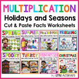 Multiplication Cut and Paste Worksheets | Multiplication F