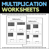 Multiplication Worksheets FREEBIE - Rows, Columns and Arra