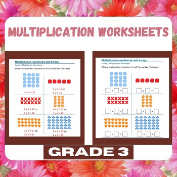 Preview of Multiplication Worksheets: Meaning, Practice, and Mastery