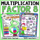 Multiplication Worksheets + Multiplication Games - Multiply by 8