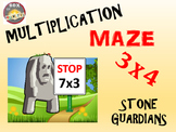 Multiplication activity: Multiplication Maze - Stone Guardians