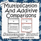 Multiplication and Additive Comparison - Scavenger Hunt (4