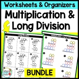 2-Digit Multiplication and Long Division Practice Workshee