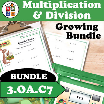 Preview of Multiplication and Division | Activities Bundle 3rd Grade Math