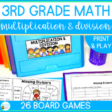Multiplication and Division Practice 3rd Grade Math Review Games