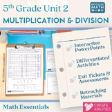Multiplication and Division 5th Grade Math Essentials Unit 2