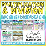 Multiplication and Division Activities for 3rd Grade | Bundle