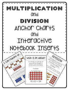 Division Anchor Chart 2nd Grade