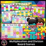 Multiplication and Division Board Games