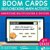 Multiplication & Division Boom Cards | 4th Grade Math Revi