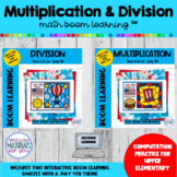 Multiplication and Division Boom Learning℠ Quizzes | July 4th