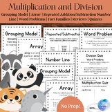 Multiplication and Division Bundle - No Prep Units - Works