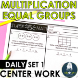 Multiplication Centers | arrays | equal groups | word problems